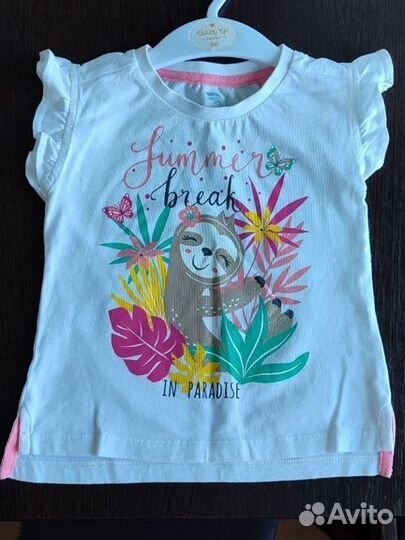 Футболки для девочки 92