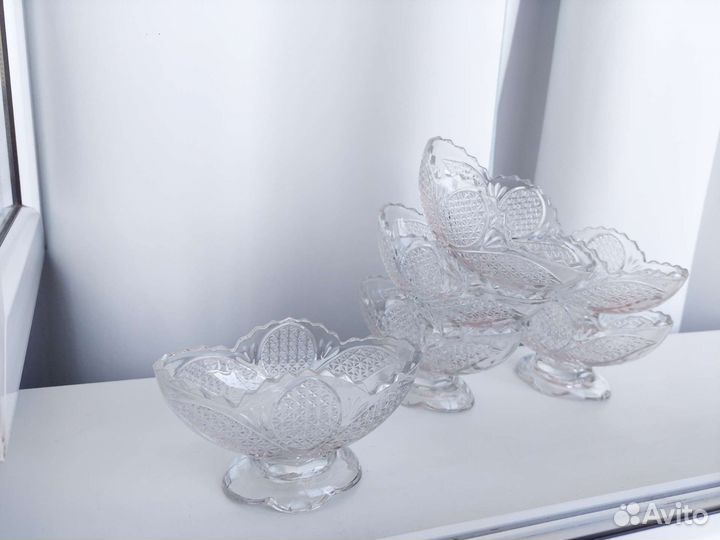 Ваза для фруктов и конфет, набор из 6 шт