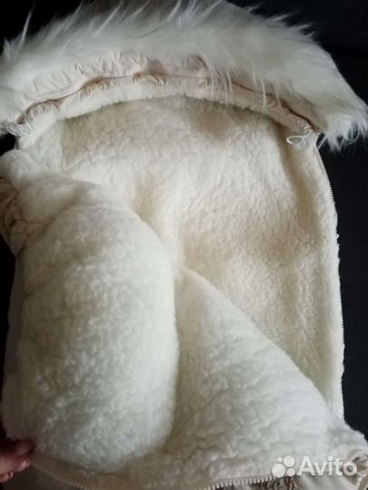 Конверт на выписку зимний овчина