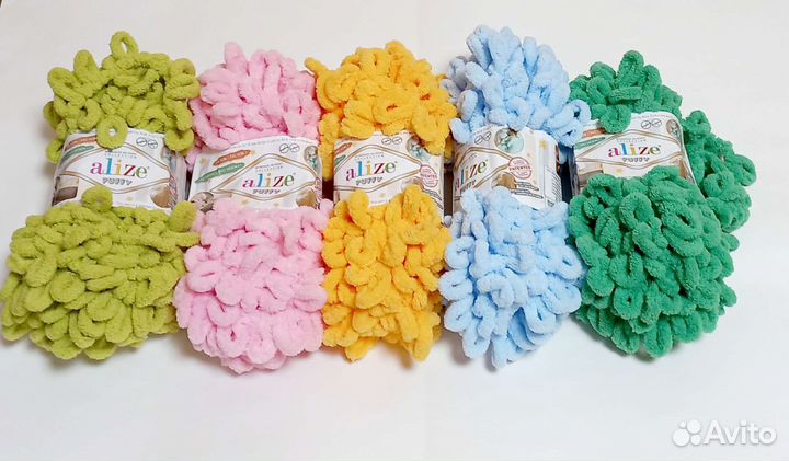 Пряжа alize puffy ализе пуффи