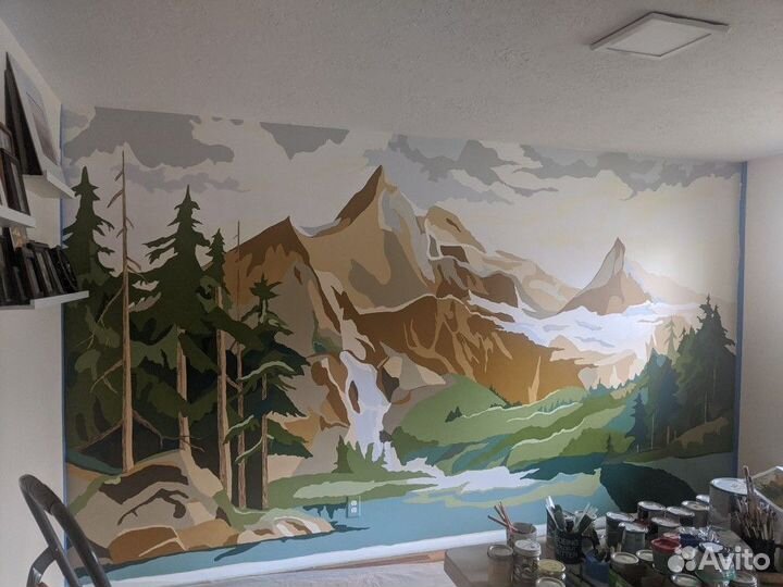 Услуги художника.Роспись стен