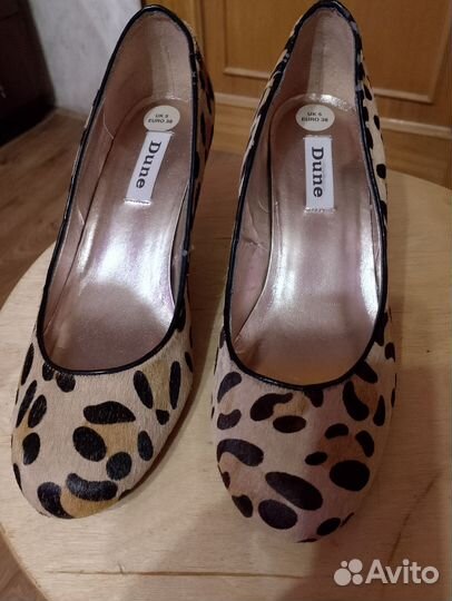 Туфли Dune- Леопардовые