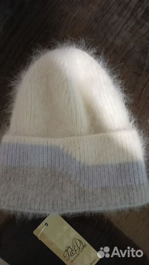 Шапка женская,вязаная ангора