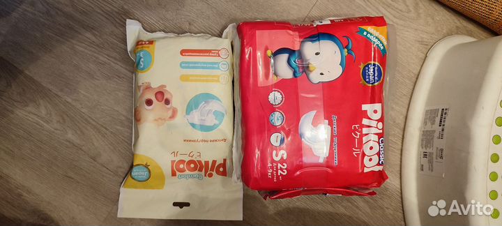 Подгузники moony, pikool, прокладки для груди
