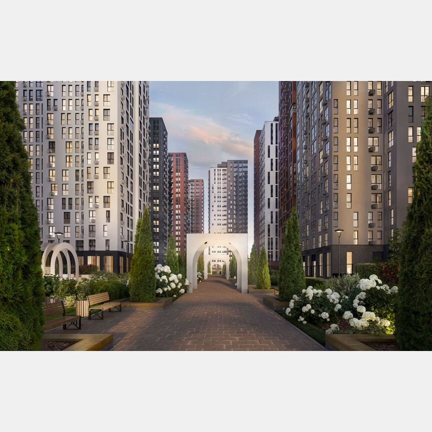 2-к. квартира, 51,6 м², 17/30 эт.