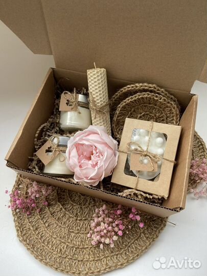 Подарочный набор для женщин/ мыло ручной работы