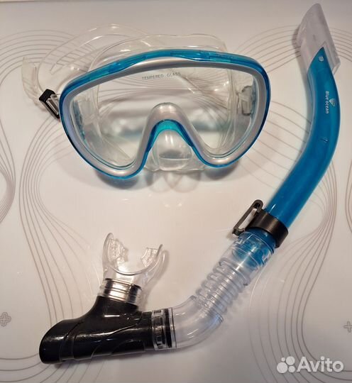 Маска для плавания с трубкой