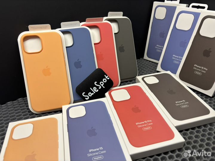 Чехлы на iPhone Silicone case MagSafe