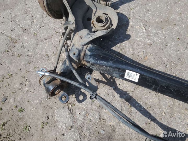 Балка задняя chevrolet aveo t 300 в сборе