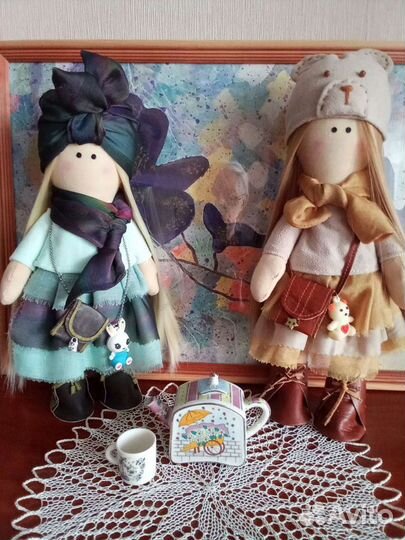 Кукла интерьерная текстильная