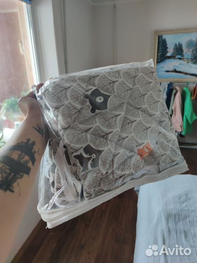 Бортики в детскую кроватку стеганые