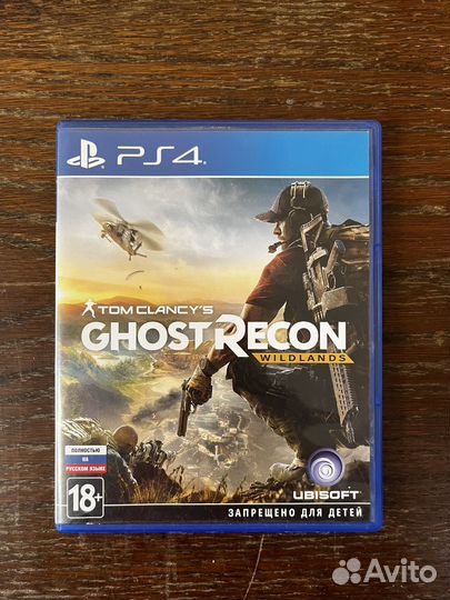 Tom clancys Ghost Recon Wildlands PS 4 Диск