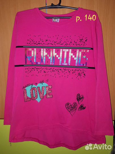 Лонгслив для девочки