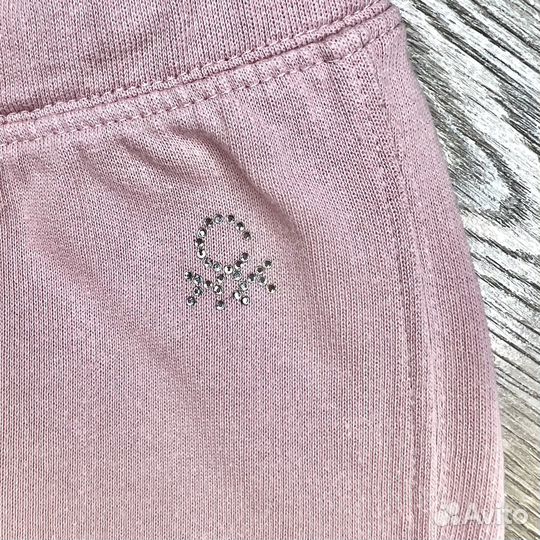 Брюки Benetton 170 штаны спортивные розовые