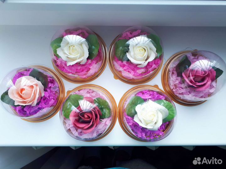 Подарок к 8 марта, роза в куполе, колбе