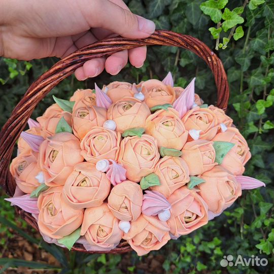 Зефирные цветы