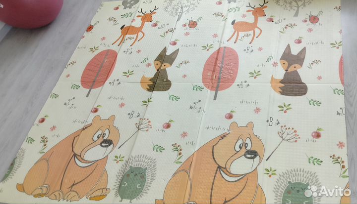 Развивающий детский складной коврик 180х200