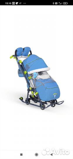 Продам Детские санки- коляска бу
