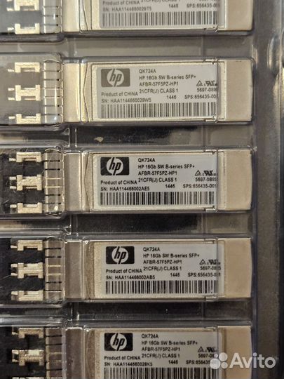 Оптический трансивер HPE 16Gb SFP+SW xcvr, QK724A