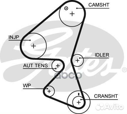 KP15598XS рем.комплект грм с помпой Citroen Be
