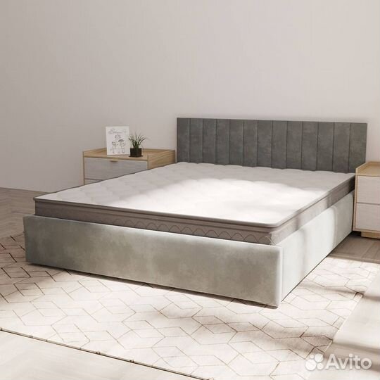 Мягкая кровать с матрасом 160/200