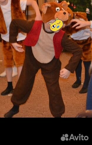 Костюмы напрокат мишка, кот в сапогах, петрушка