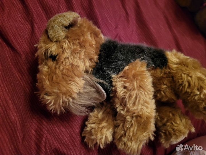 Мягкая игрушка эрдельтер, лиса и король лев