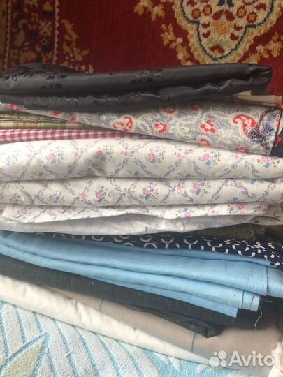 Отрезы ткани пакетом