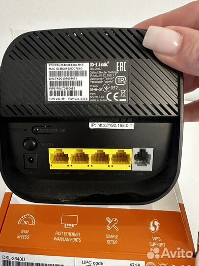 Роутер d link wireless n150 adsl2+ router