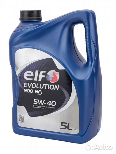 Моторное масло ELF evolution 900 NF 5W40, 5л 21390