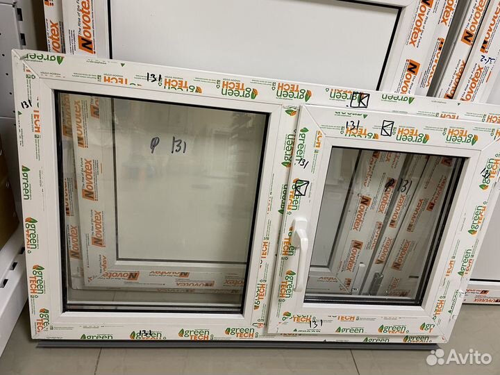 Окно пластиковое двухстворчатое