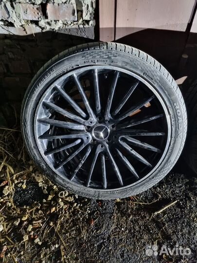 Колеса mercedes r20 разноширокие
