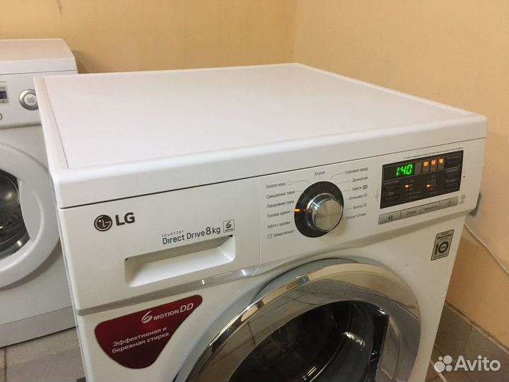 Стиральная машина LG на 8 кг (Direct Drive)