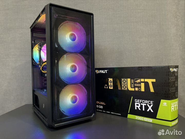 Игровой Ryzen 5500/ Rtx2060Super/16 GB DDR4/ 512gb