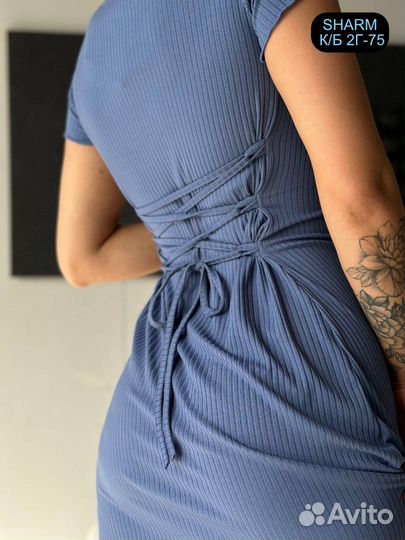Плaтье миди \единый 42\48
