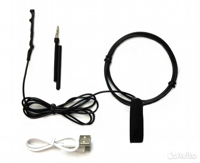 Микронаушник блютуз с кнопкой пищалкой