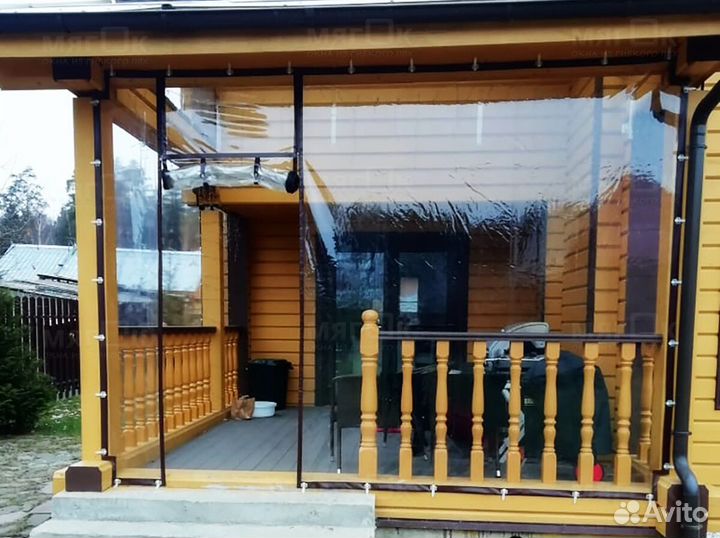 Мягкие окна на беседку для дачной беседки