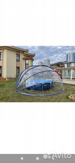 Тент купол для бассейна