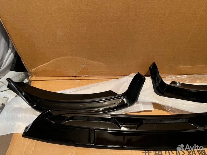 Сплитер Губа передний бампер мерседес w167 Gle