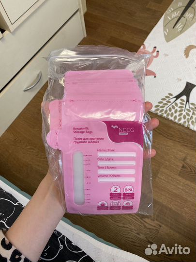 Папеты для хранения грудного молока