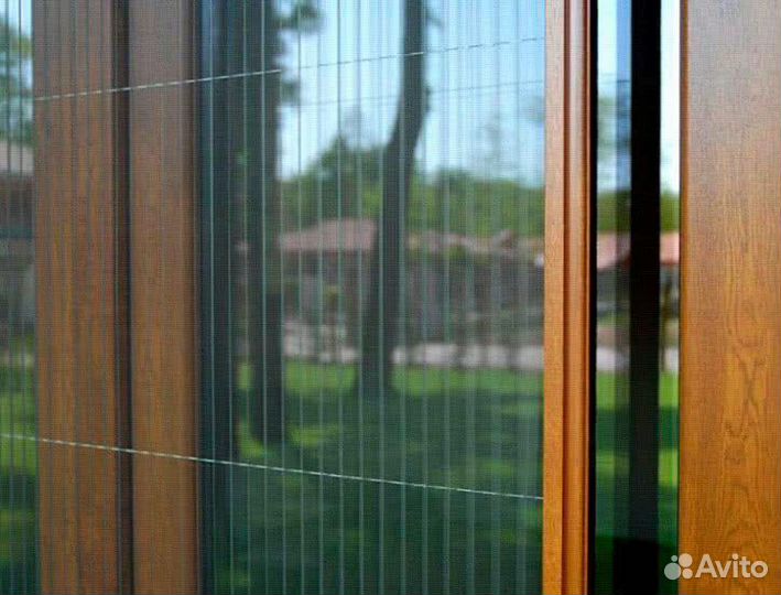 Москитные сетки плиссе на окна и двери