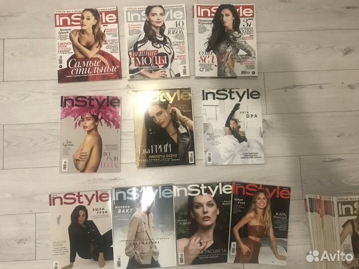 Журналы InStyle(2014-2019) Cosmopoliten