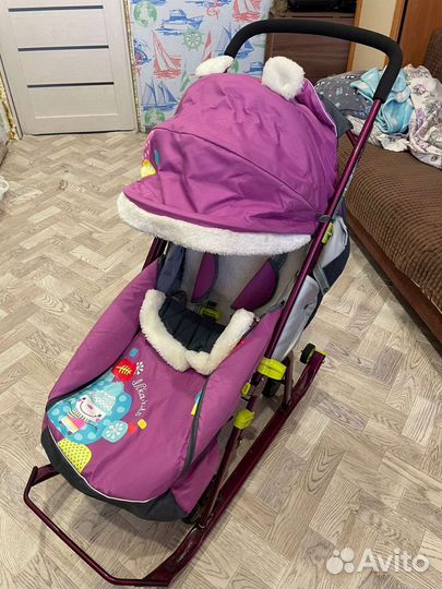 Коляска санки