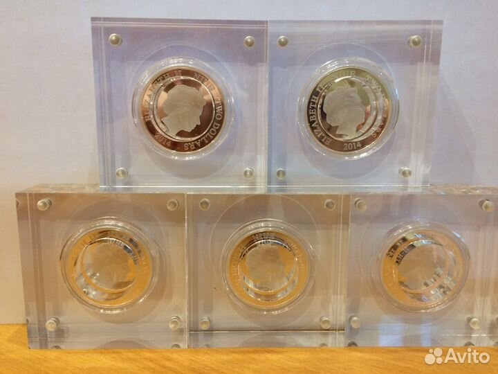 Набор серебряных монет 