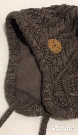 Комплект шапка и варежки H&M новый