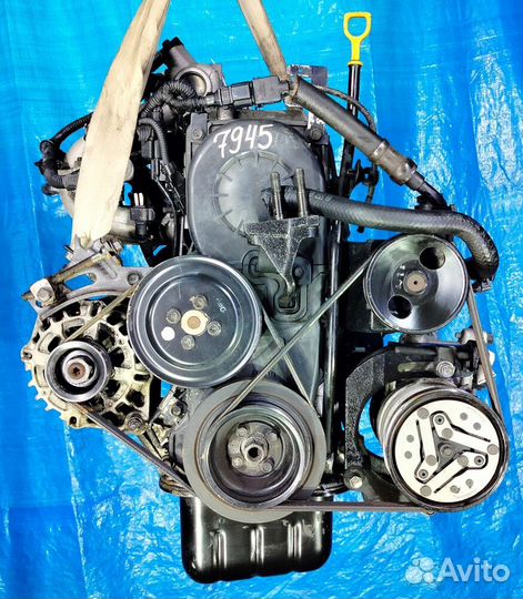 Двигатель Kia G4HE 1.0, sohc, 62лс