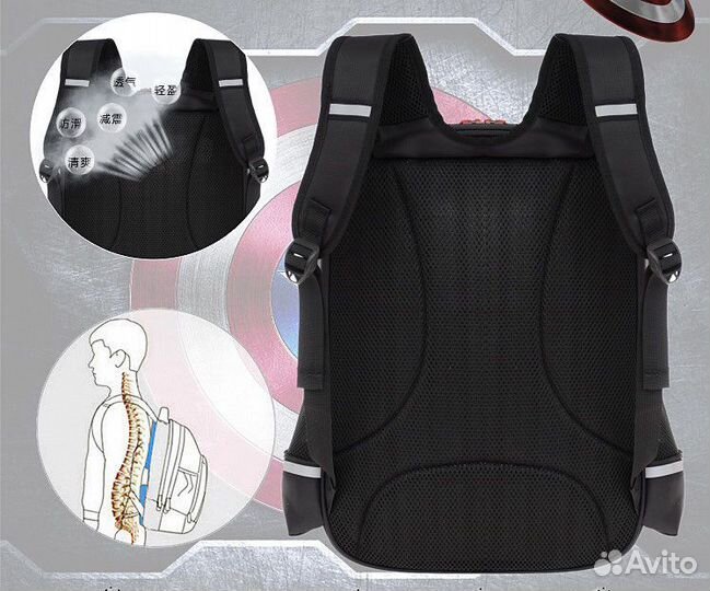 Рюкзак школьный «капитан Америка»