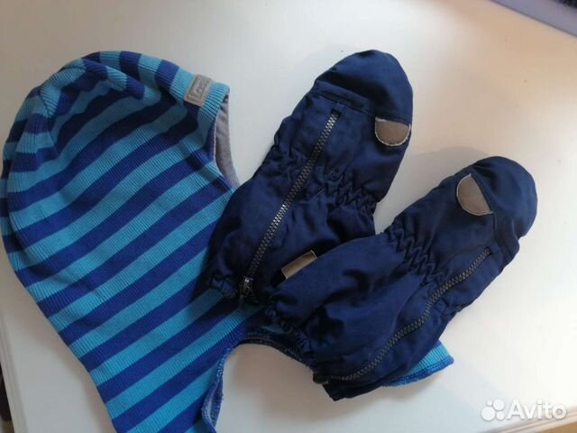 Варежки краги на молнии lassie reima 2 и шлем 2