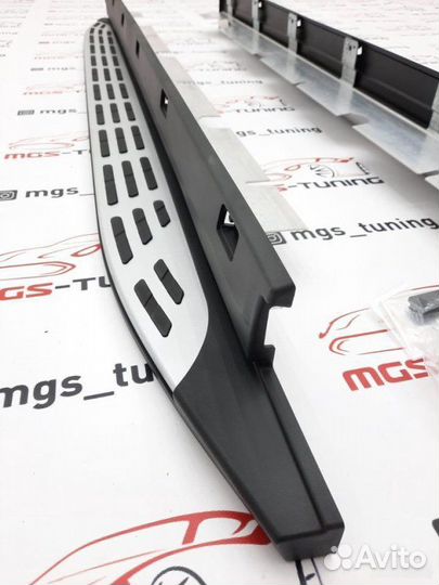 Пороги (Подножки) на Mercedes GLA-Class H247