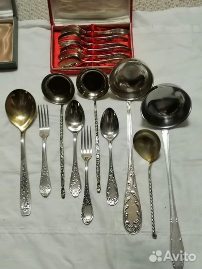 Столовые приборы мельхиор СССР